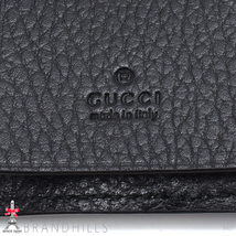 グッチ キーケース 6連 メンズ レディース GGマーモントスプリーム レザー ベージュ ブラック 456118 GUCCI 未使用新品_画像8