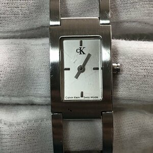  батарейка заменен CALVIN KLEIN Calvin Klein CK K4111 breath женский кварц наручные часы вертикальный квадратное 2 стрелки dore Swatch IW405BT02CLK//