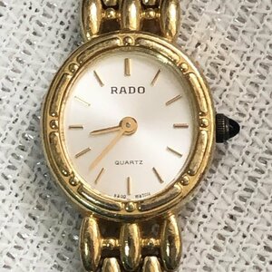 電池交換済 高級 スイス RADO ラドー レディースクオーツ腕時計 ドレスウォッチ ゴールド 133.9617.2 IW405BT05RD_A//