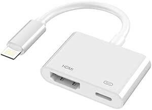 iPhone HDMI ライトニング 変換ケーブル TV大画面 4K/1080P遅延なし 設定不要 APP不要 給電不要 Ligh