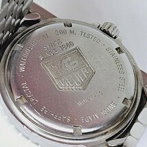 1円 稼働 良品 TAG Heuer　タグホイヤー QZ WD1210-00 プロフェッショナル200M デイト 黒文字盤 メンズ腕時計 0899100YSD　_画像2