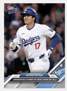 topps now 202 大谷翔平 大谷翔平の日に13号ホームランカード