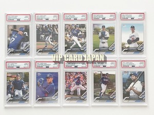 PSA 10連番 2024 Los Angeles Dodgers MLB Topps NOW Road To Opening Day 10-Card Team Set 大谷翔平 山本由伸.