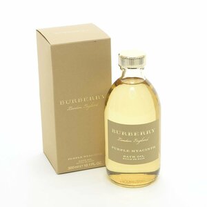 □512507 未使用品 BURBERRY バーバリー バスオイル パープルヒヤシンス サイズ300ml