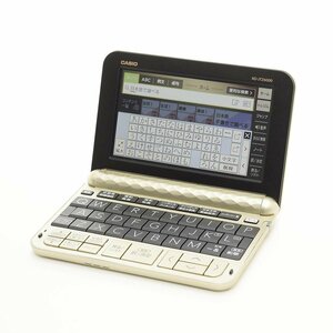 ▽512256 CASIO カシオ 電子辞書 EX-word DETAPLUS10 XD-JTZ6000 カラー液晶 シャンパンゴールド