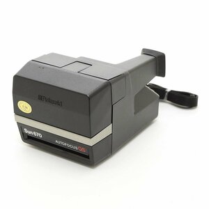 ▽513350 【外装美品】レトロ Polaroid Sun 670 オートフォーカス QS 動作未確認 ポラロイドカメラ