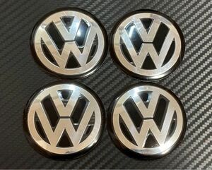 VW フォルクスワーゲン　ホイール　センターキャップ　カバー　黒