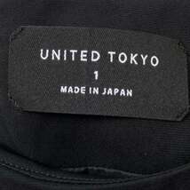 NB490ね@ UNITED TOKYO Aランク 美品 ノースリーブワンピース レディース サイズ1/S　 1.2_画像9