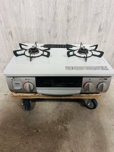 ◆2021年製◆【リンナイ Rinnai ガスコンロ 都市ガス 2口 片面焼きグリル 左強火力 KG35NGRL