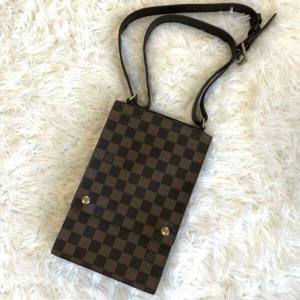 LOUIS VUITTON ダミエ ポートベローPM エベヌ ショルダーバッグ N45271