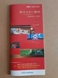 即決/西武ホールディングス株主優待券冊子（1000株）