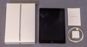 * рабочее состояние подтверждено iPad MR7F2J/A Wi-Fi 32GB Space серый * принадлежности все иметь * прекрасный товар 