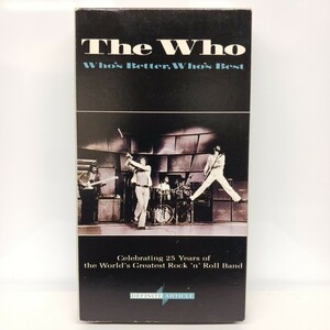 ザ・フー The Who ／Who's Better, Who's Best 輸入版 VHS ビデオ ★送料無料★ ★匿名配送★