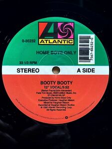 【 Vaughan Masonプロデュース！！】Home Boys Only - Booty Booty ,Atlantic-0-86232 ,Vinyl ,12, 33 1/3 RPM,Stereo, US 1990