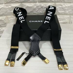 【未使用】シャネル　ヴィンテージ　サスペンダー　CHANELロゴ　(管PQ77 Z11 )