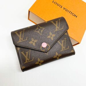 【5/25販売終了】ルイヴィトン モノグラム ヴィクトリーヌ ローズバレリーヌ コインケース LOUIS VUITTON