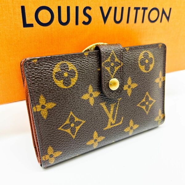 【極美品】ルイヴィトン モノグラム ポルトフォイユ ヴィエノワ 折り財布 がま口 二つ折り財布 Louis Vuitton