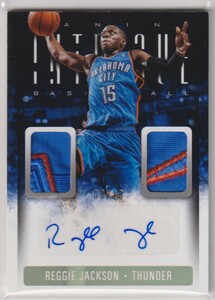 NBA REGGIE JACKSON AUTO 2013-14 PANINI Intrigue Dual Jersey Autograph Prime CARD No.4 BASKETBALL PATCH /10 枚限定 ジャージカード