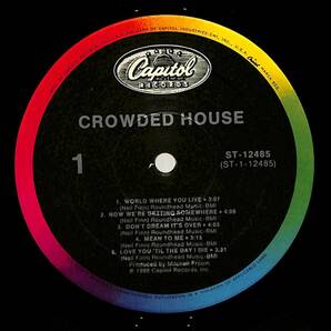 A00594101/LP/クラウデッド・ハウス (ニール・フィン・NEIL FINN・スプリットエンズ・SPLIT ENZ)「Crowded House (1986年・ST-12485・オの画像3