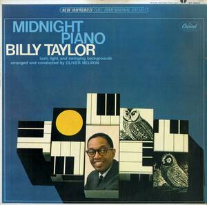 A00593843/LP/ビリー・テイラー (BILLY TAYLOR)「Midnight Piano (ST-2302・ビッグバンドJAZZ・スウィングJAZZ)」