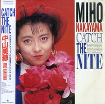 A00594900/LP/中山美穂「Catch the Nite (1988年・K28A-850・角松敏生プロデュース・ブギー・BOOGIE・ファンク・FUNK・シンセポップ)」_画像1