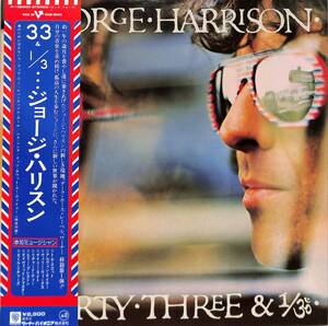 A00593662/LP/ジョージ・ハリスン (GEORGE HARRISON)「33 & 1/3 (1976年・P-10285D)」