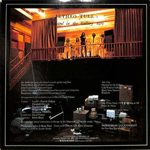 A00593648/LP/ジェスロ・タル (JETHRO TULL)「Minstrel In The Gallery 天井桟敷の吟遊詩人 (1978年・WWS-71006・フォークロック・プログの画像2