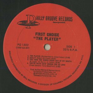 A00593706/LP/ファースト・チョイス (FIRST CHOICE)「The Player (PG-1502・ファンク・FUNK・ソウル・SOUL・ディスコ・DISCO)」の画像3