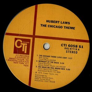 A00593904/LP/ヒューバート・ロウズ (HUBERT LAWS)「The Chicago Theme (1975年・CTI-6058-S1・ソウルジャズ・ジャズファンク・コンテンの画像3