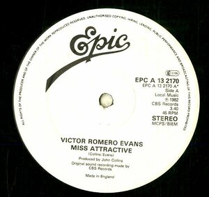 A00595469/LP/ビクター・ロメロ・エバンス (VICTOR ROMERO EVANS)「Miss Attractive / I Keep On Pressing On Your Doorbell (1982年・EP