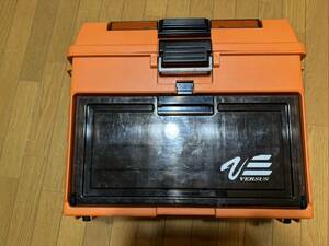  Meiho Versus VS-8050 tackle box Akira . chemistry fishing supplies used orange limitation color 