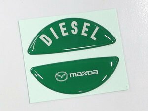  стандартный товар Mazda оригинальная деталь топливозаправочная горловина - переводная картинка этикетка CX-3 CX 3 DK H27.02~ дизель для горловина топливного бака бензин ошибка предотвращение 