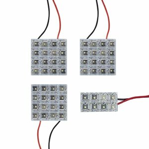 メール便送料無料 パッソ KGC15 LEDルームランプ FLUX 4Pセット 56発 トヨタ 室内灯 ルームライト 車内灯 純正 交換