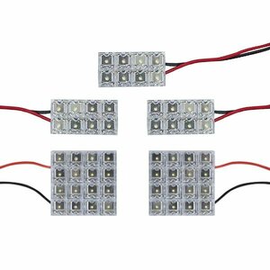 メール便送料無料 ヴォクシー/VOXY(ボクシー) 60系 LEDルームランプ FLUX 5Pセット 56発 トヨタ 室内灯 ルームライト 車内灯 純正 交換