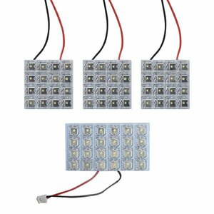 メール便送料無料 フォレスター SH5 LEDルームランプ FLUX 4Pセット 72発 スバル 室内灯 ルームライト 車内灯 純正 交換