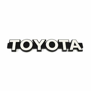 【正規品】 60 ランドクルーザー 純正 フロント グリル エンブレム 39cm×6.5cm TOYOTA 白文字 ハイラックス プロボックス プラド ランクル