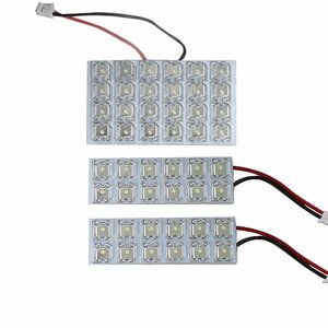 メール便送料無料 オーリス ZRE154 LEDルームランプ FLUX 3Pセット 48発 トヨタ 室内灯 ルームライト 車内灯 純正 交換