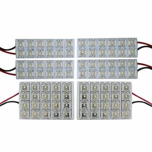 メール便送料無料 エルグランド E52 LEDルームランプ FLUX 6Pセット 88発 日産 室内灯 ルームライト 車内灯 純正 交換