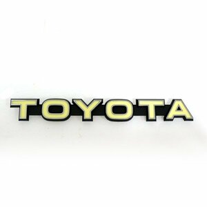 【正規品】 トヨタ純正部品 70系 ランクル エンブレム 1個 TOYOTA グリル用 ロゴ リア リヤ 横幅32cm 高さ4cm ランドクルーザー