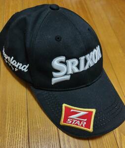 SRIXON スリクソン 帽子 キャップ ZSTAR cleveland 黒 ブラック メンズ ゴルフウェア