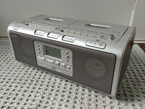 【再生確認済み】ラジカセ ソニー SONY CFD-W78 カセットテープ