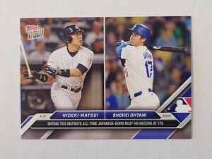 topps now カード 大谷翔平 松井秀喜 #70 トップスナウ ロサンゼルス・ドジャース Los Angeles Dodgers card MLB 2024 グッズ 2-10