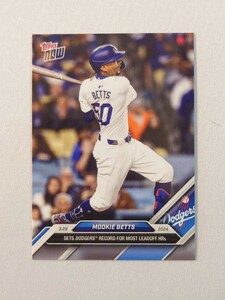 topps now カード Mookie Betts ムーキー・ベッツ #18 ロサンゼルス・ドジャース Los Angeles Dodgers トップスナウ card MLB 2024 2