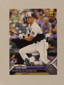 topps now カード ノーラン・ジョーンズ Nolan Jones RC-2 コロラド・ロッキーズ Colorado Rockies トップスナウ card MLB 2023