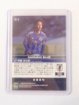 【21枚限定】EPOCH ONE カード 伊藤涼太郎 日本代表 011 エポックワン サッカー タイ 国立競技場 2024 直筆サインなし 浦和レッズ Jリーグ_画像2