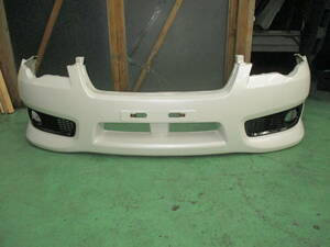  Legacy (BP5*BL5)GTspecB front bumper! pearl white 37J latter term 