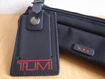 ◆未使用おまけ付き TUMI アクセサリーポーチ ペンケース ケーブルポーチ 小物入れ トゥミ_画像10