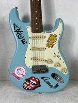 現状品★Fender フェンダー エレキギター Stratocaster ストラトキャスター ブルー系 MADE IN JAPAN T098368★20240514 180_画像2