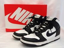 NIKE ナイキ ダンク ハイ　レトロ DUNK HI RETRO　箱付き メンズ ・28.5 DD1399-105 ホワイト|ブラック_画像1