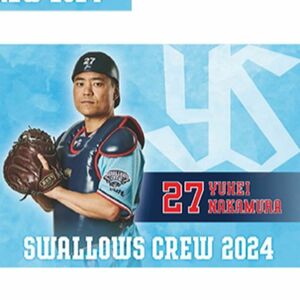 【非売品】東京ヤクルトスワローズCREW レジャーシート#27中村悠平